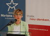 Nová spolková předsedkyně Rakouského svazu seniorů Ingrid Korosec při svém projevu